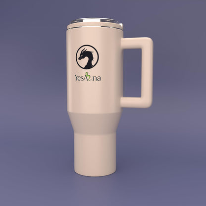 40oz Insulated Tumbler with Straw & Handle – Leak-Proof Stainless Steel
