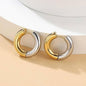 14K Gold-Plated Titanium Hoop Earrings – Lightweight & Tarnish-Free