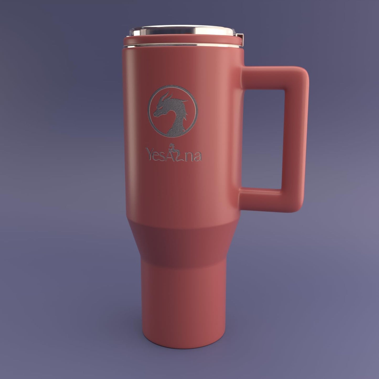 40oz Insulated Tumbler with Straw & Handle – Leak-Proof Stainless Steel
