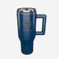 40oz Insulated Tumbler with Straw & Handle – Leak-Proof Stainless Steel
