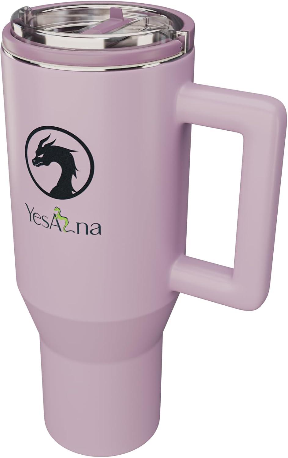 40oz Insulated Tumbler with Straw & Handle – Leak-Proof Stainless Steel