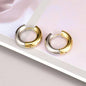 14K Gold-Plated Titanium Hoop Earrings – Lightweight & Tarnish-Free